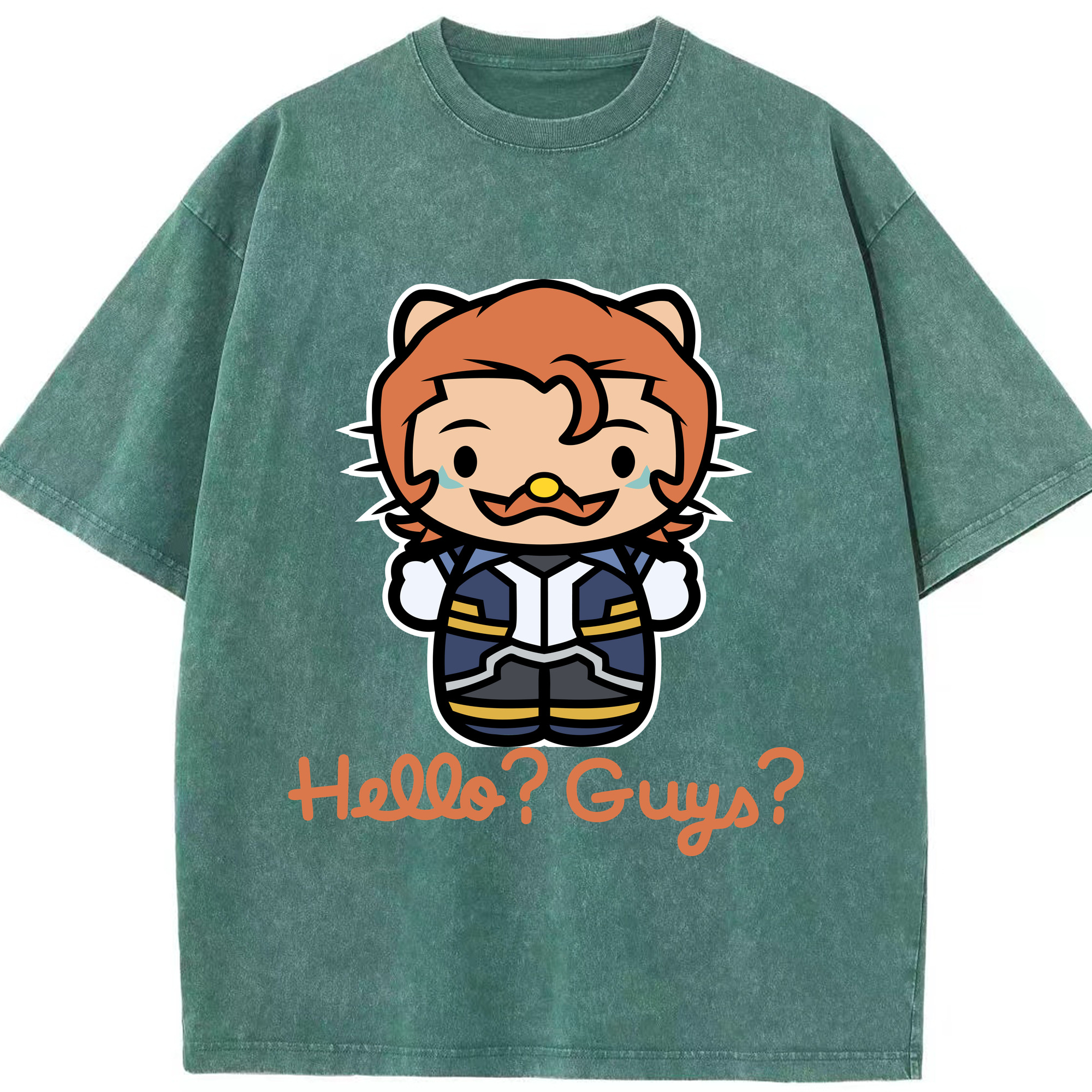 （画像用） Hello Kitty ハローキティ 綿100% ヴィンテージ風 半袖Tシャツ（フロントプリント）